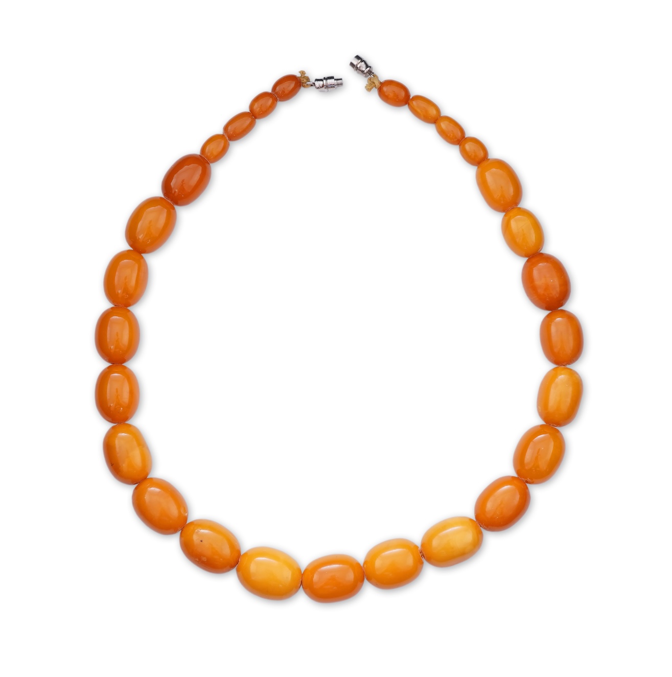An amber necklace